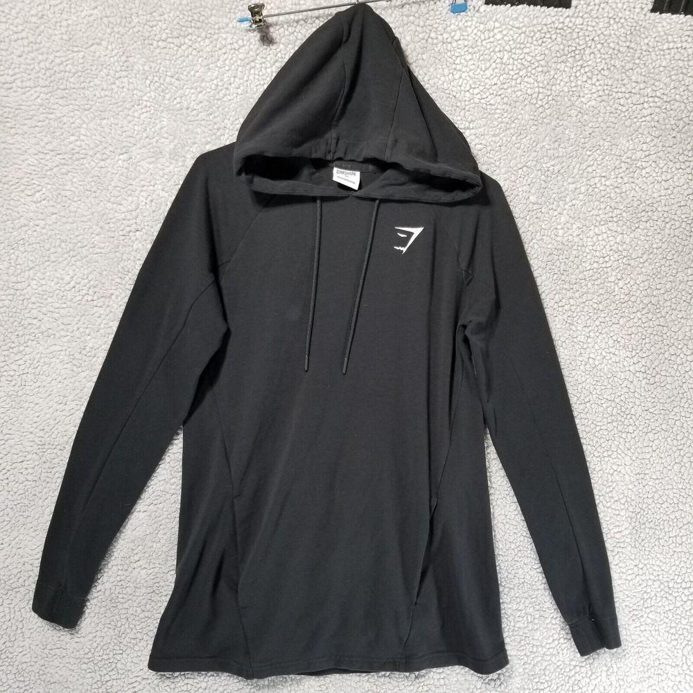 Gymshark Hoodie Womens Small Black Training Sweatshirt Fitness Gym Workout Sz XS - Picture 5 of 8